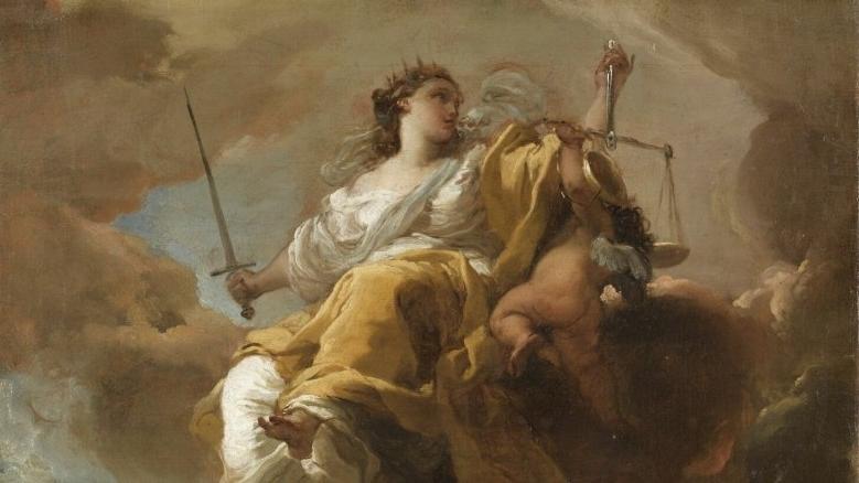 Allégorie de la Justice, par Gandolfi