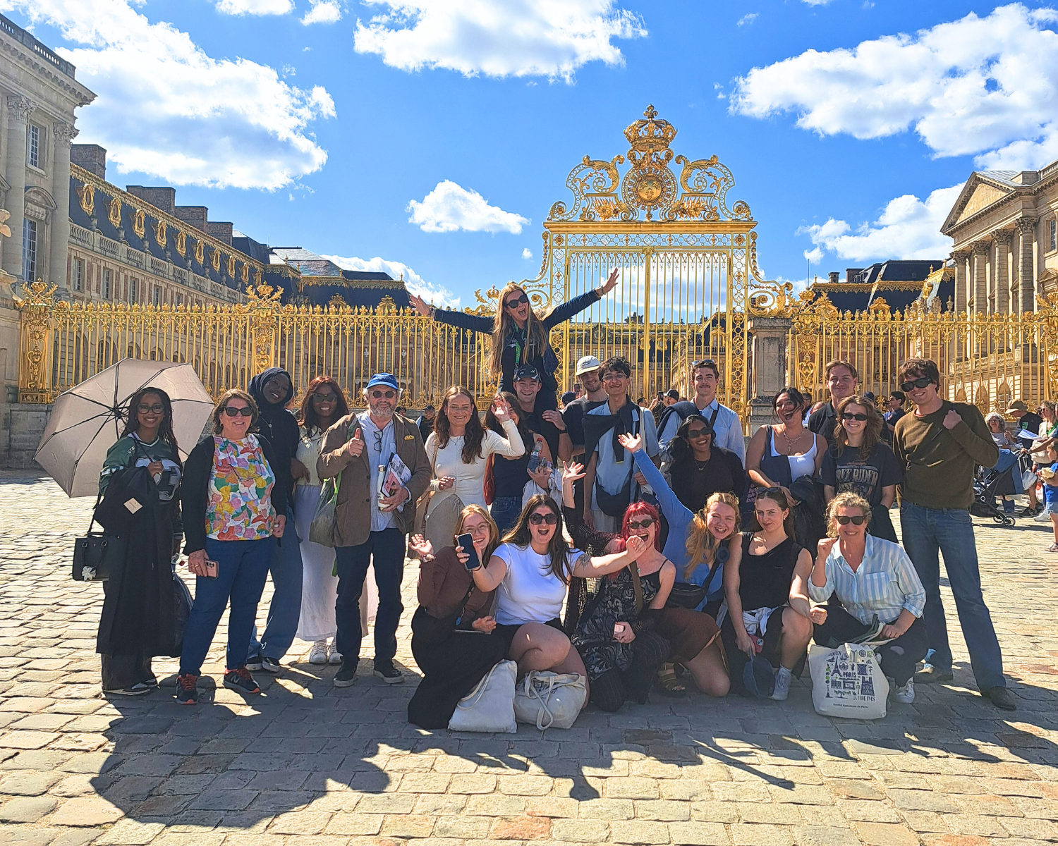 Le groupe des Australiens