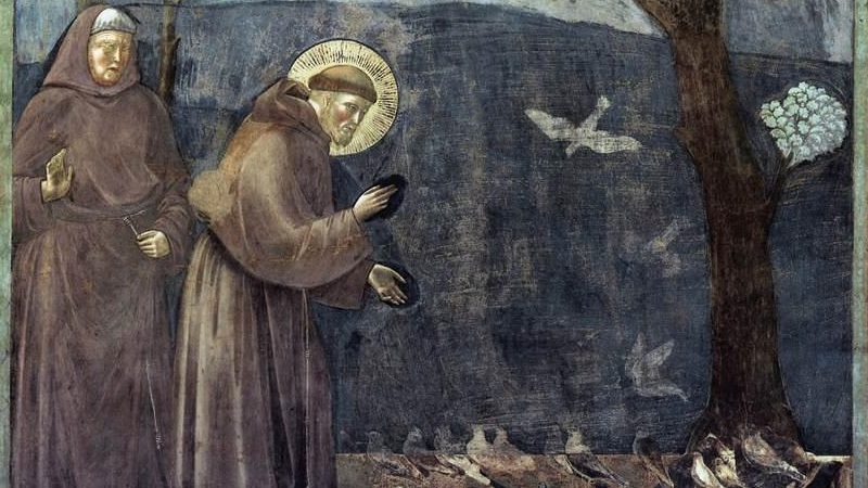 Saint François parle aux oiseaux