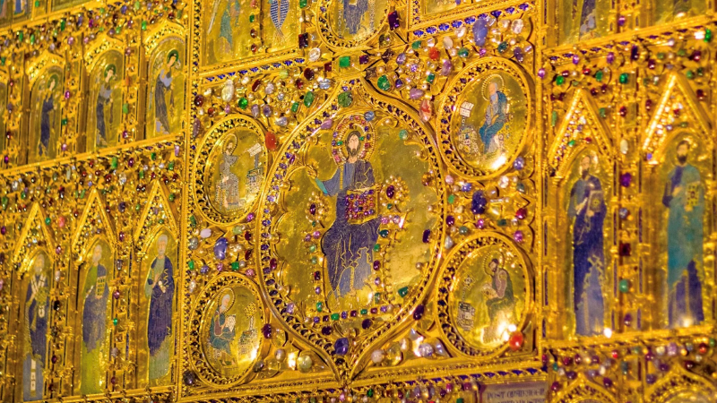 Pala d'Oro, Place Saint-Marc, Venise