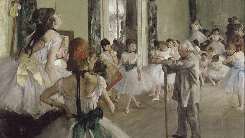 La Classe de danse par Edgar Degas, conservée au Musée d'Orsay