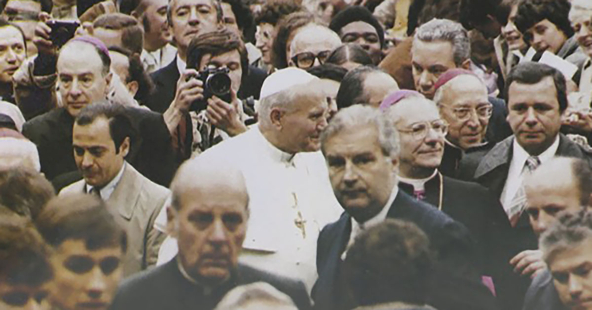 Jean-Paul II à l'ICP 1980