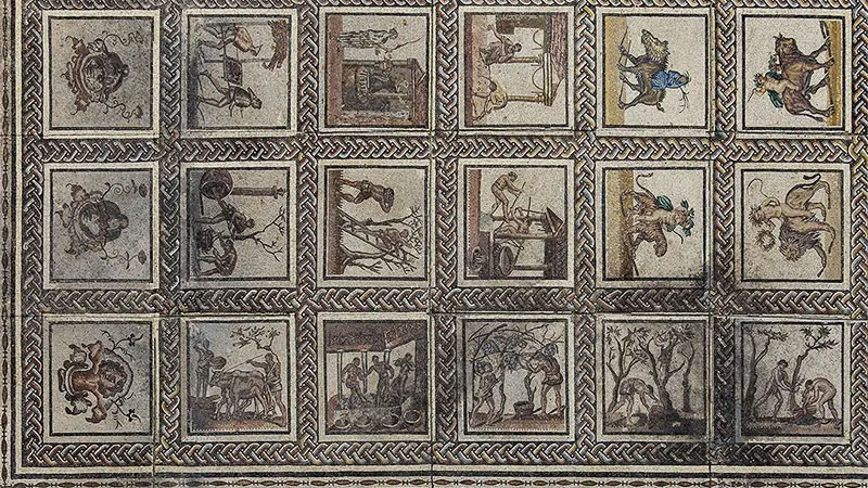 mosaique des saisons