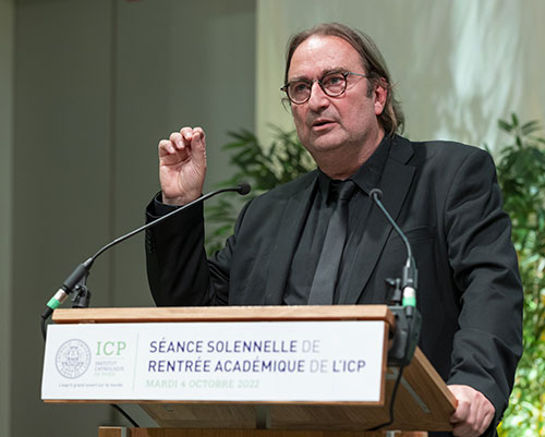 François Angelier - rentrée académique