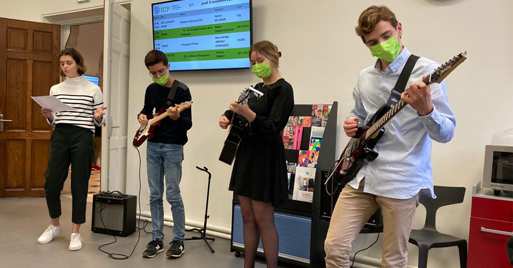 Concert de l'équipe de Reims de Mus'ICP