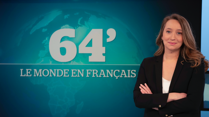 Clémentine Pawlotsky - journaliste animatrice de l'émission 64 min. 