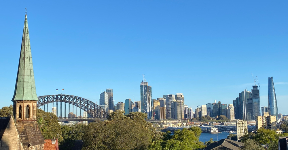 Vue panoramique de Sydney