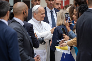Visite du pape Léon XIV à l'ICP - 26/09/26