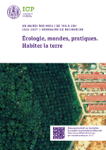 programme séminaire écologie, mondes, pratiques. 2026-2027